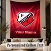 Custom Text Tapestry FC Utrecht Print Wall Tapestry Indoor Living Room Wall Decor