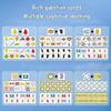 Children's Educational Toys Logical Thinking Cartoon School Bus Visual Perception Basic Baby Montessori Learning Toys for Game