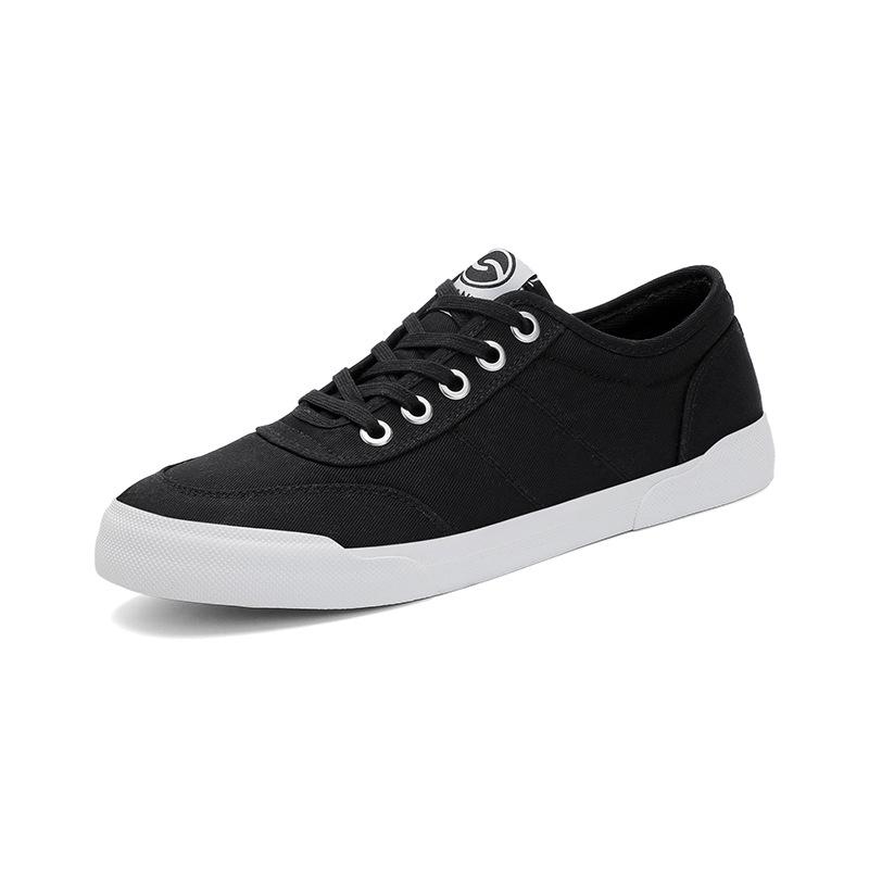Men's Classic Low-Top Lace-Up Casual Shoes – Spring 2026 Collection, Breathable Solid Color Design