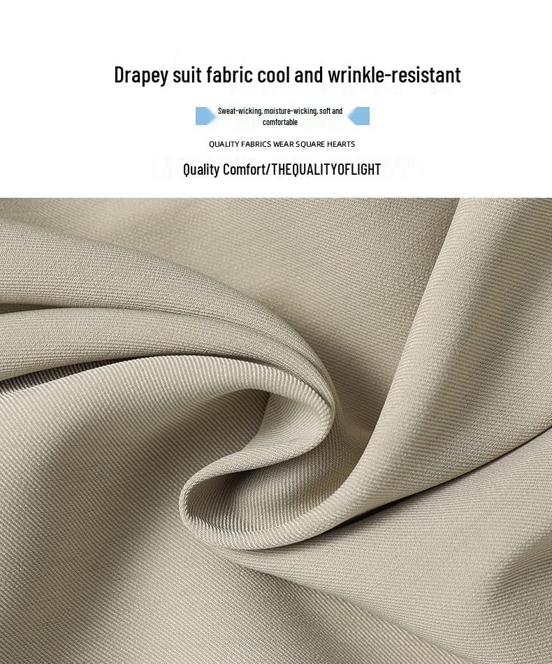 Women's High-Waisted Pleated Wide-Leg Shorts - 2024 Spring/Autumn Collection