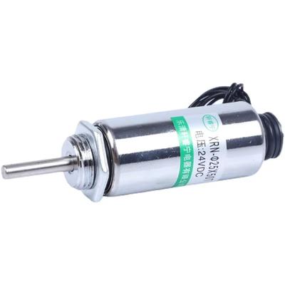 1PC 12V 24V 19W Push Type 2-Leads DC Electric Solenoid Electromagnet 2.5N 250g/10mm XRN-25x50T