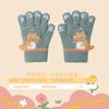 Kingsiely Baby Cute Dinosaur Perfect for Commuting To Outdoor Ages Gloves, Five-Finger Kids' Gloves, Design, Thick, Warm, Soft, School, Travel,