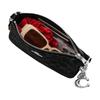 Coach Nolita 19 Presbyopie Mahjong Tasche Baumwolle und Rindsleder Unterarm Schultertasche Klein Damen Schwarz