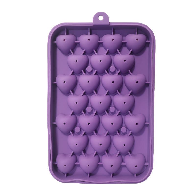 25 Grids Silicone Ice Ball Mold with Lid Easy  Treats for Gatherings