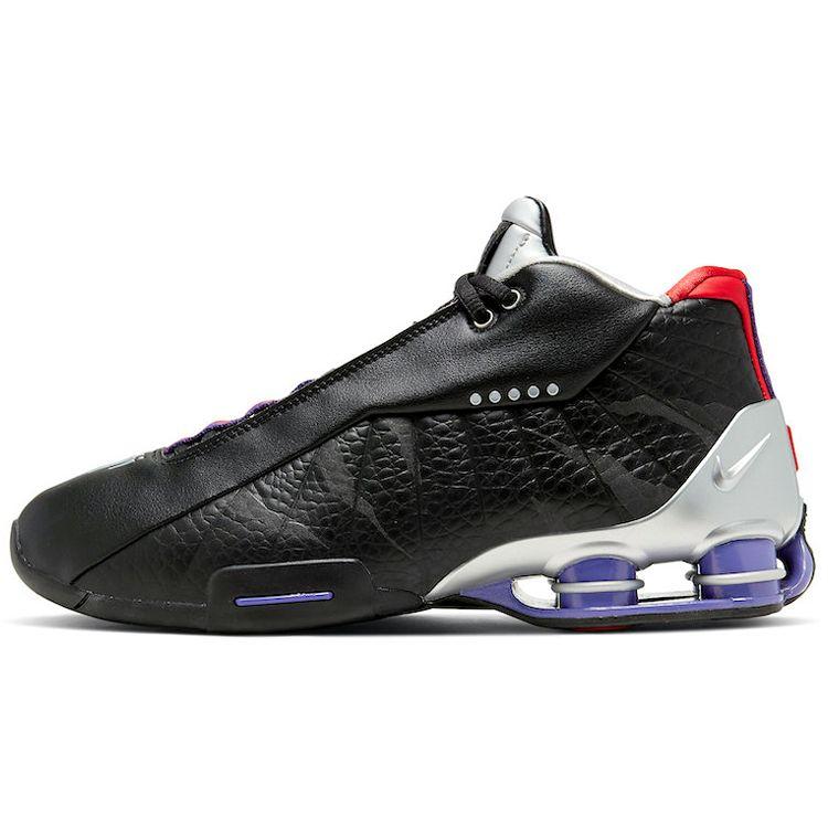 

Кроссовки унисекс Nike Shox BB4 Raptors Black Court-Purple University-Red CD9335-002