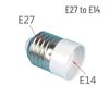 E14 to E27 Bulb Socket Converter, Household Lamp Holder Adapter