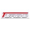 Style de Voiture Nouveau Design Logo Turbo Coloré Métal 3D Alliage de Zinc Emblème Universel d'Aile Autocollant Décalcomanie de Badge de Coffre Arrière