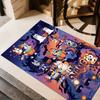 Christmas Pals Celebration Customized Name Floor Rug Office Rug Design for Game Room Balcony Entryway Outdoor Antislip Carpet Decorate Offices