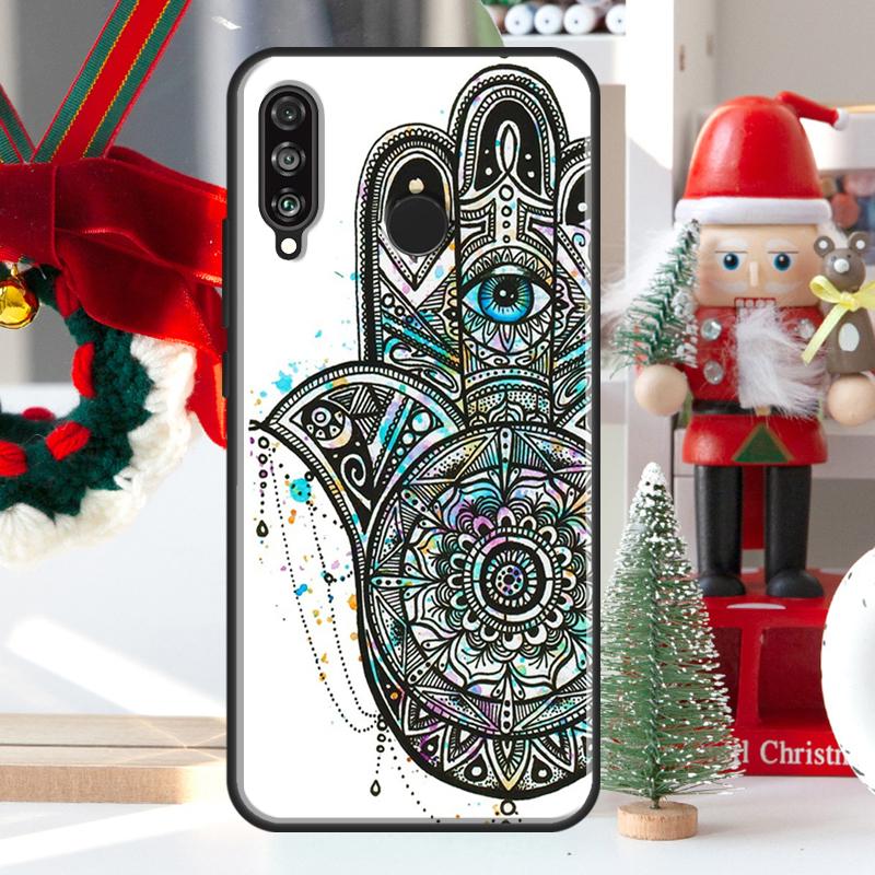 

Hamsa Hand of Fatima For Huawei Nova 12i 11i 8i 12s Y73 Y72 Y61 Y91 Y90 Y70 Y60 9 10 SE P60 Pro P30 P40 Lite Case Huawei Nova 11