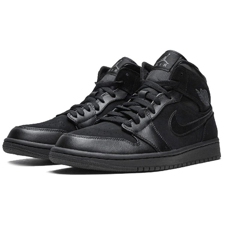 Jordan 1 Mid Triple Black 2018 554724-050