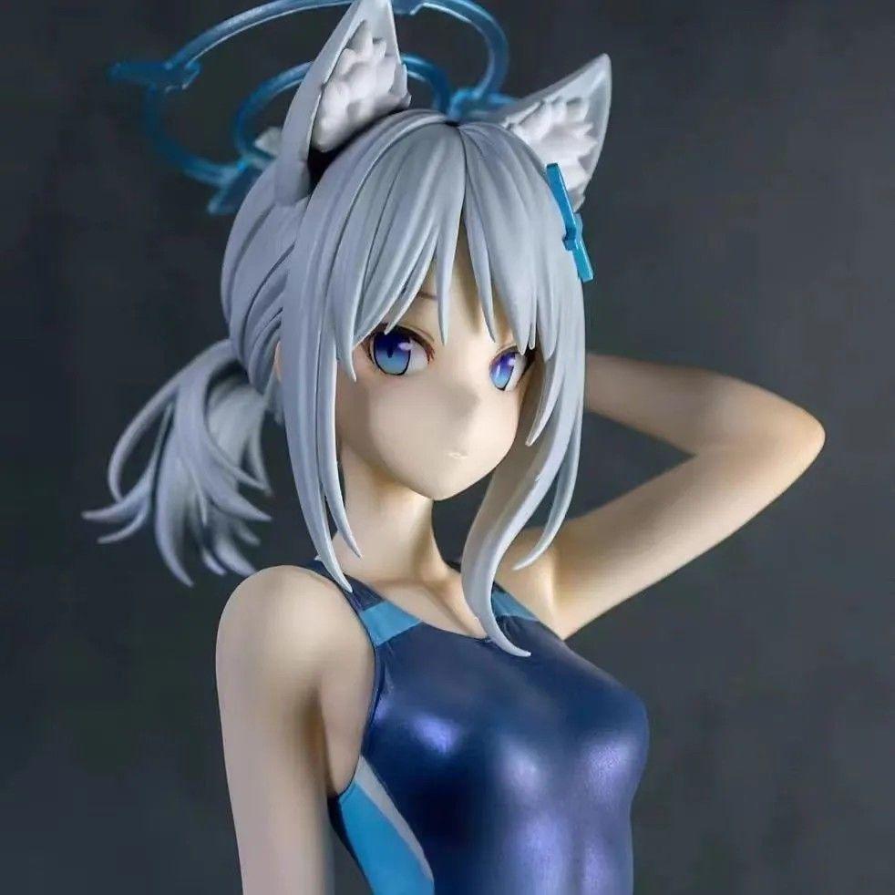 [USED] Figure Blue Archive Swimsuit Sand Wolf Shiroko Figure