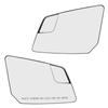 Heated Side Mirror Glass Door Wing Rearview Mirror for GMC Acadia Chevrolet Traverse 2013 2014 2015 2016 2017 Left Hand Drive