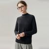 Lekasha Women's Cashmere Rolled Hem Turtleneck Sweater