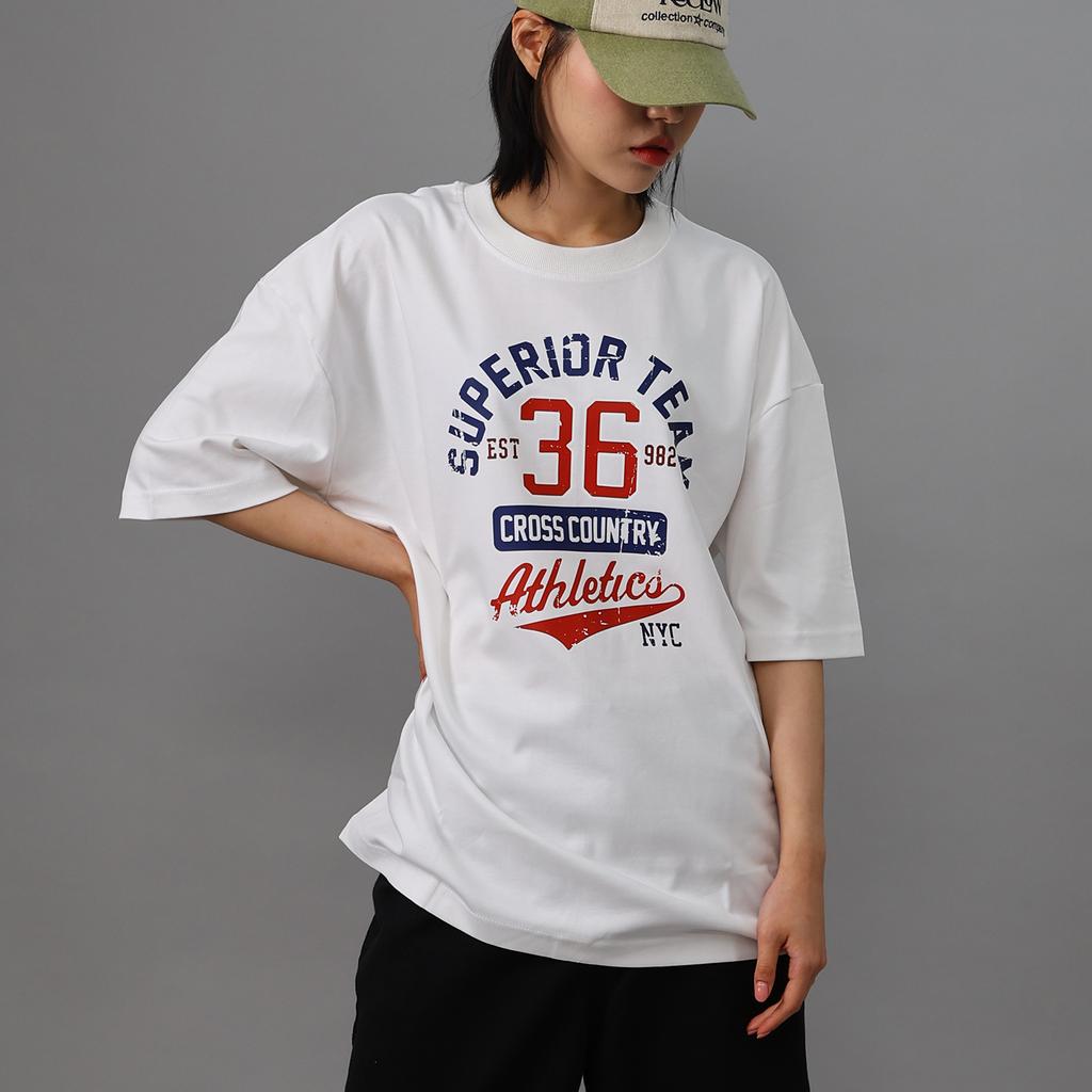Seutailligseu Superior36 Pure Cotton Oversized Short Sleeve T-Shirt 2 Colors