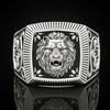 New Domineering Style On Jewelry Gold Lion Head Ring Ring