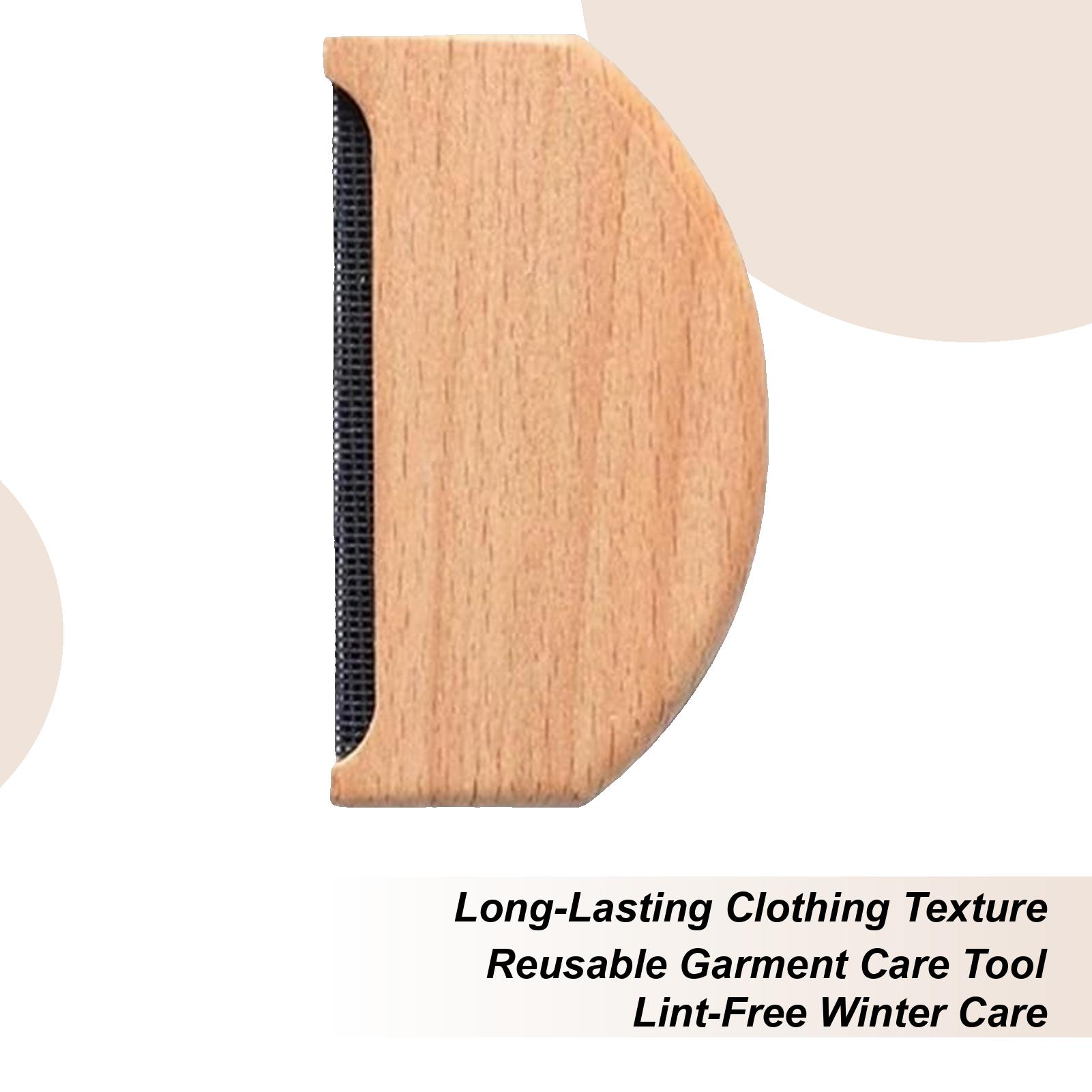 

Lint Remover Wooden Washable Portable Manual Fabric Pilling Remover Hand Tools for Clothing Sweater Pet Hair Fabric Coat Debris CN