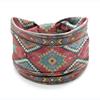 European American Women's Hair Band African Print Pattern Wide Edge Elastic Knot Sports Yoga Headband Women's Headwear Hair