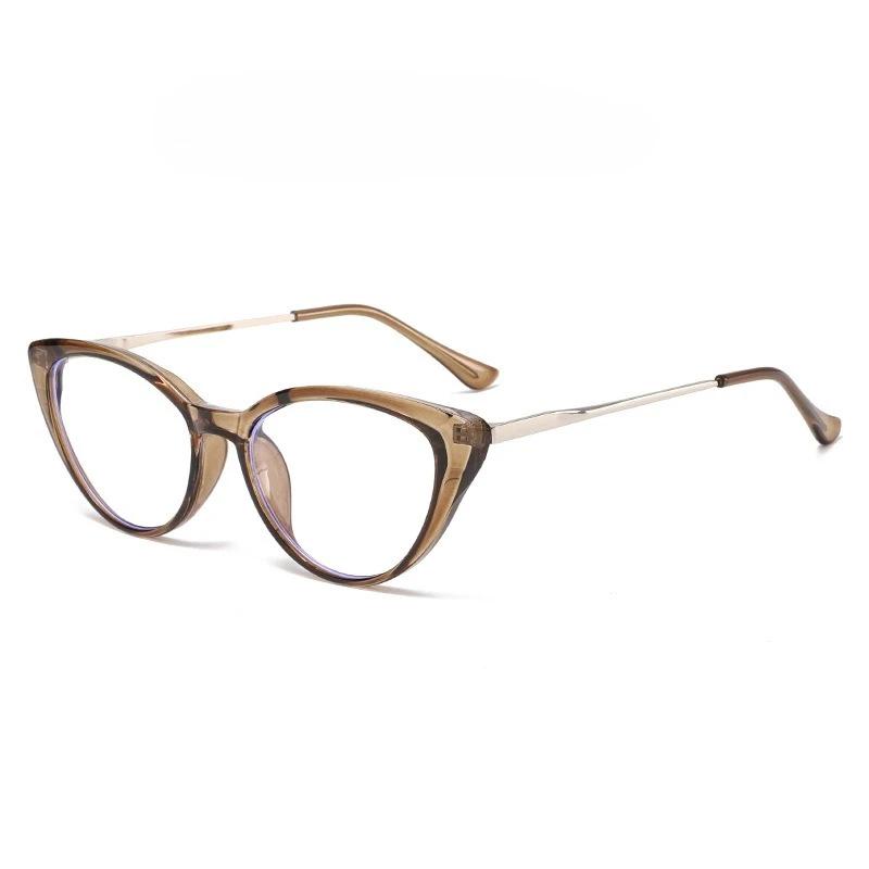 New Retro Cat-Eye Anti-Blue Light Myopia Glasses High Definition Ultra-Lightweight Eyewear Unisex Minus Diopter 0 To -4.0