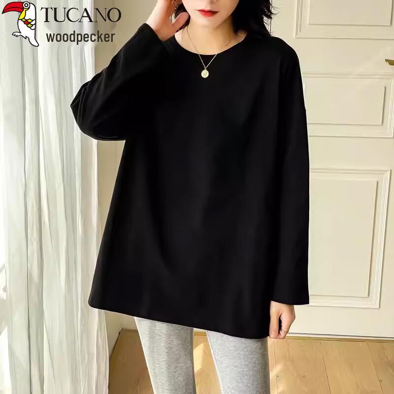 Woodpecker Women's Loose Fit Mid-Length Long Sleeve T-Shirt