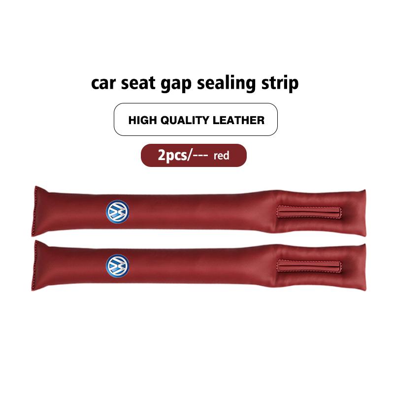 For Volkswagen VW Car Seat Gap Storage Organizer Leather Anti Slip Sealing Strip Filler Polo Jetta Sagitar Magotan Passat B5 B6