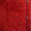 LAVENHAM Logo Tag Quilting Batting Jacket 34 Red Women Used