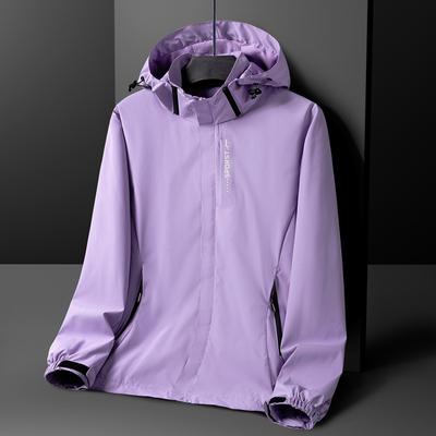 Amerikanische Hardshelljacke Herbst Herren Dünne Jacke Winddicht Kapuzen-Windjacke Lässig Herren- und Damen-Kapuzenmäntel Neu