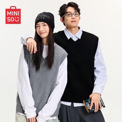 Men's V-Neck Thickened Knit Vest