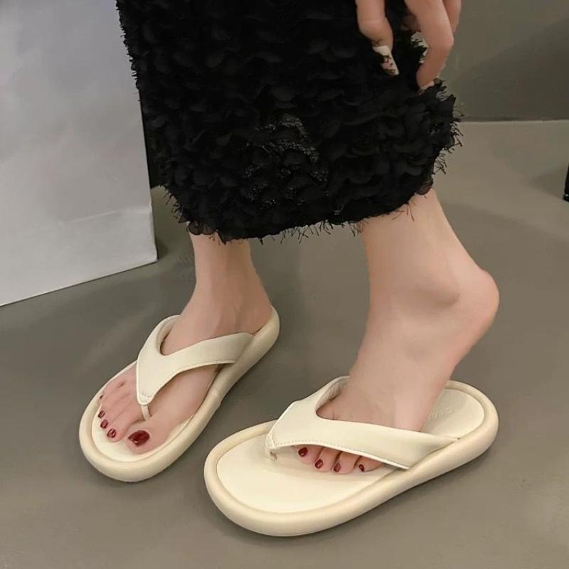 Móda 2025 Nové pantofle s tlustou podrážkou Pánské žabky Letní obuv Pár pantoflí Velká velikost Venkovní plážové sandály pro muže