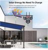 4G Solar-Powered Triple-Lens HD Outdoor WiFi Camera V380 Monitor