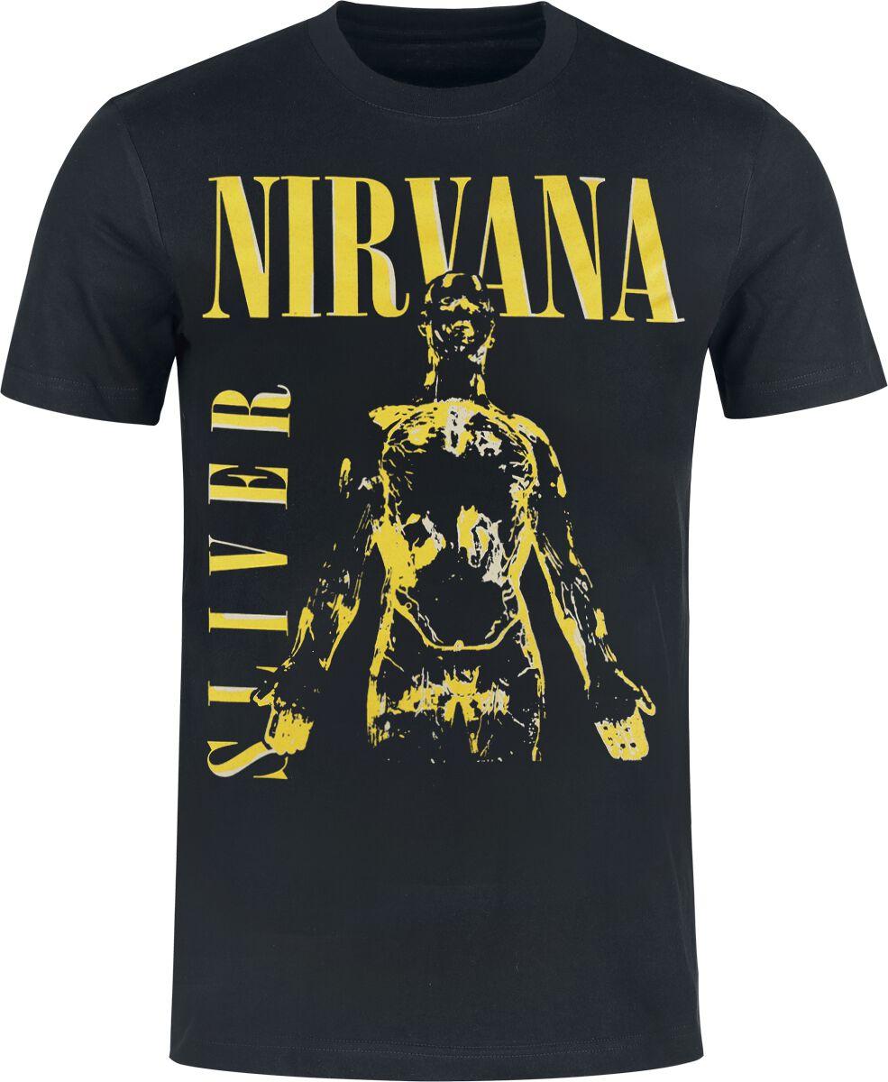 Sliver Nirvana T-Shirt Men Women Vintage Metal Rock Band Graphic Tee 100% Cotton Summer Streetwear Top S разноцветный