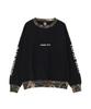 AVIREX CREW NECK SWEAT REAL TREE CAMO XL Black 783-6132003