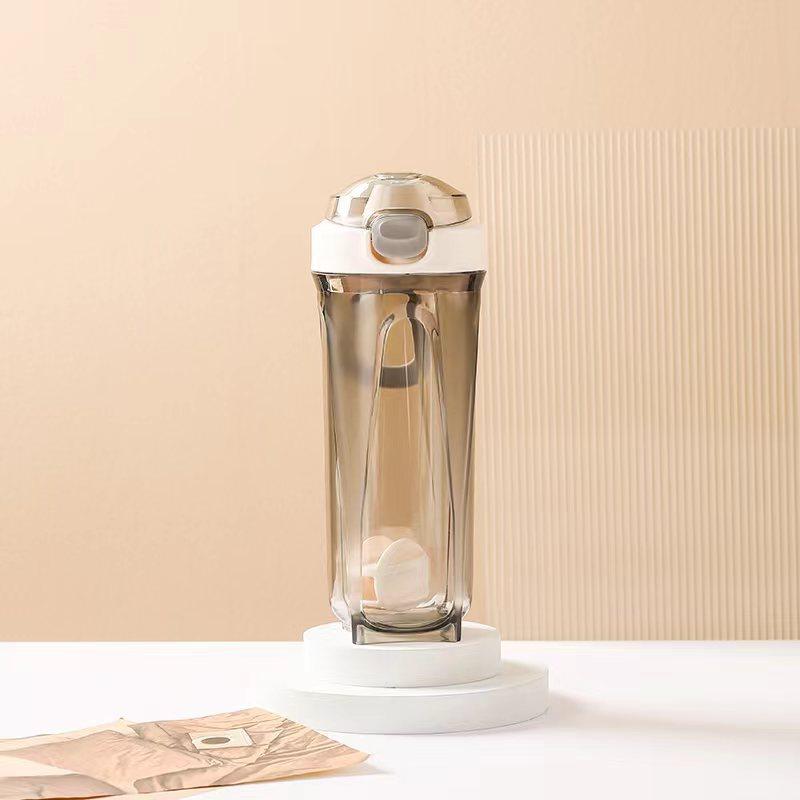 Creative Thickening Shake Cup Outdoor Use Fitness Mixing Ball Athletic Activities Cup Easy to Carry Couple Easy to Carry  Practical Use 500ML