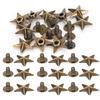 Star Shape Rivet Studs DIY Clothes Shoes Decoration Accessories with Screws 14mm