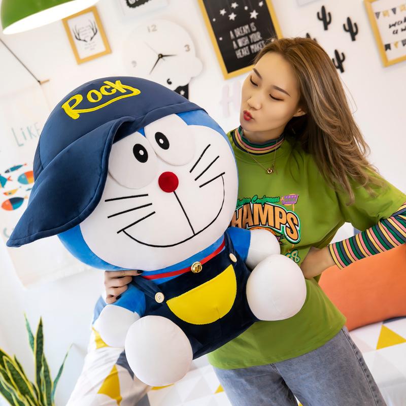 Creative Hat Cat Doll Plush Toy Cartoon Rag Doll Throw Pillow Children's Doll Gift