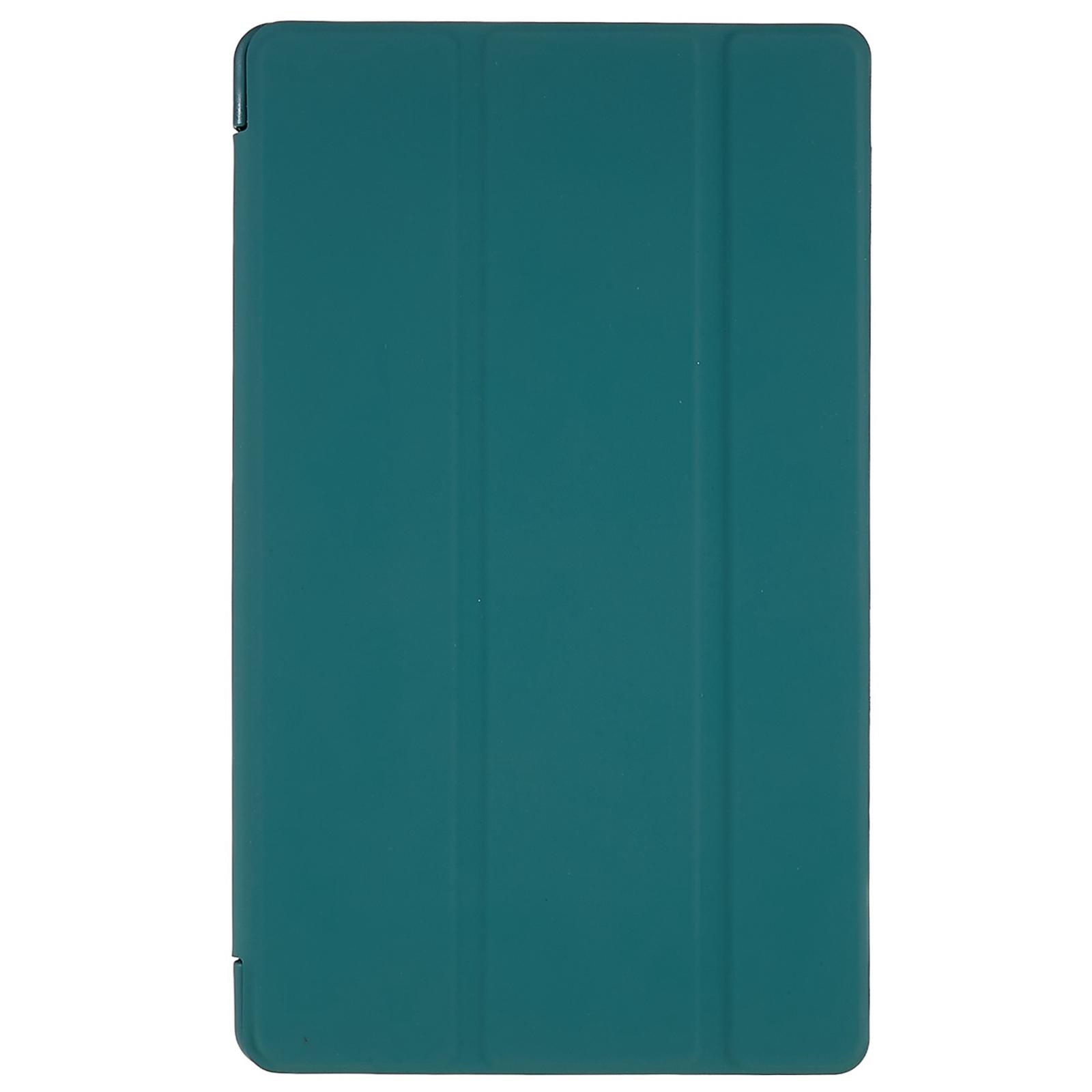 

For Samsung Galaxy Tab A7 Lite 8.7-inch Inner Honeycomb Design Anti-fall Anti-scratch Leather Tablet Case Auto Wake/Sleep Cover with Tri-fold Stand Blackish Green