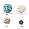 32PCS Rattan Ball White Wooden Brown Blue DIY Accessories Home Decorations Christmas Tree Ornament Wedding Party Supplies