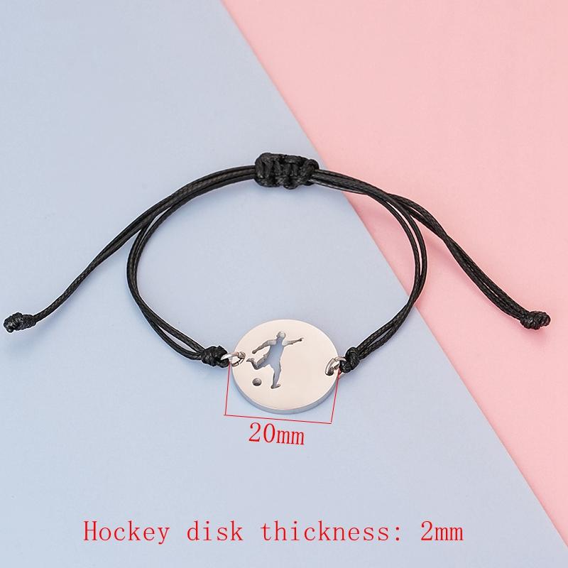 10pcs Handmade Stainless Steel Cross Charm Bracelet Men Braid Adjustable Lucky String Bracelets for Women Jewelry Gift