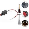 Electronic Pulse Igniter Electronic Button Igniter Outdoor Heating Requires AAA Battery Easy Installation For Fire Tables