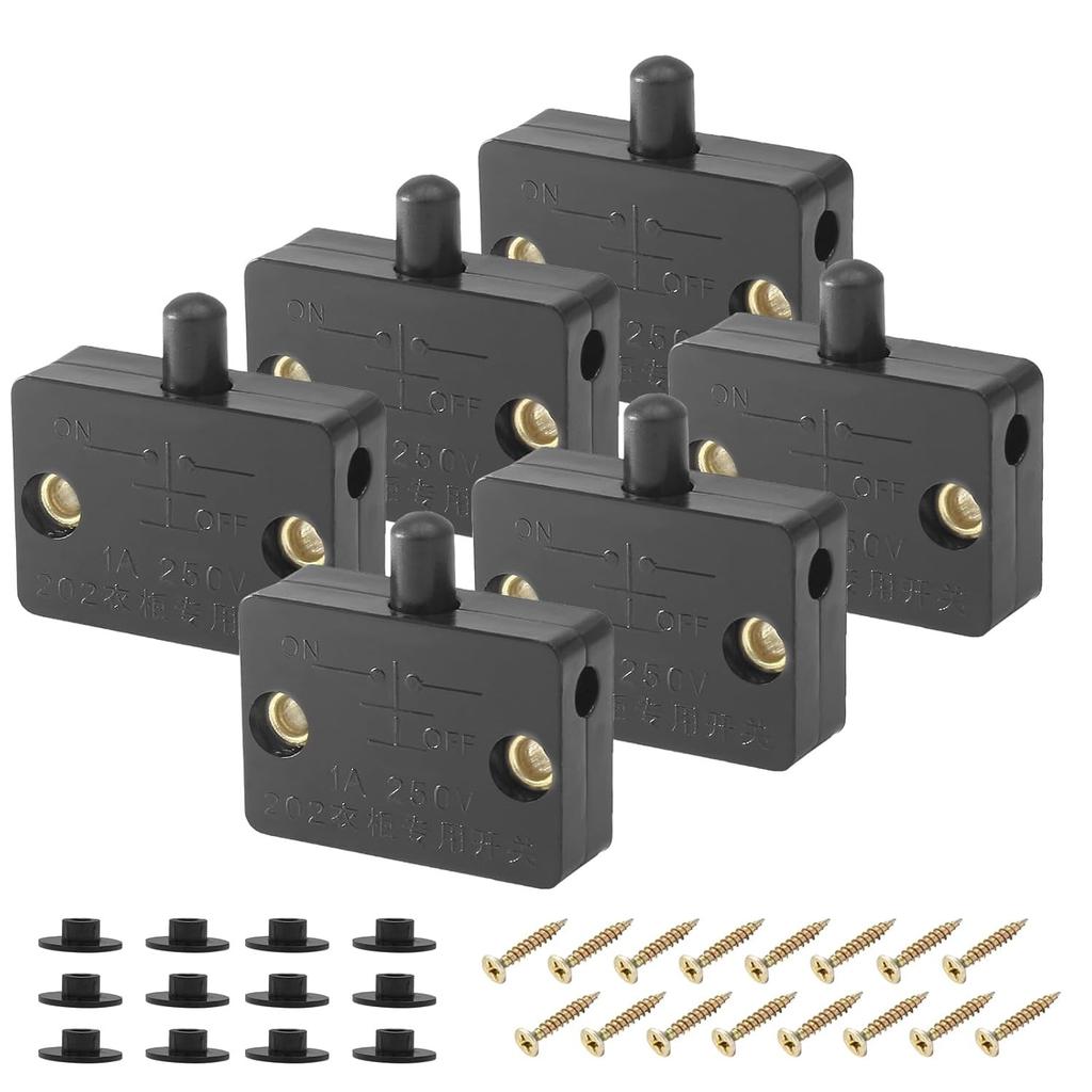 6Pack Door LED Light Switch for Closet and Pantry Automatic Activation