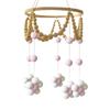 Flower Baby Crib Mobile Baby Crib Mobile for Boy Girl Felt Flower Baby Mobile for Crib Infant Bed Decoration Toy Hanging