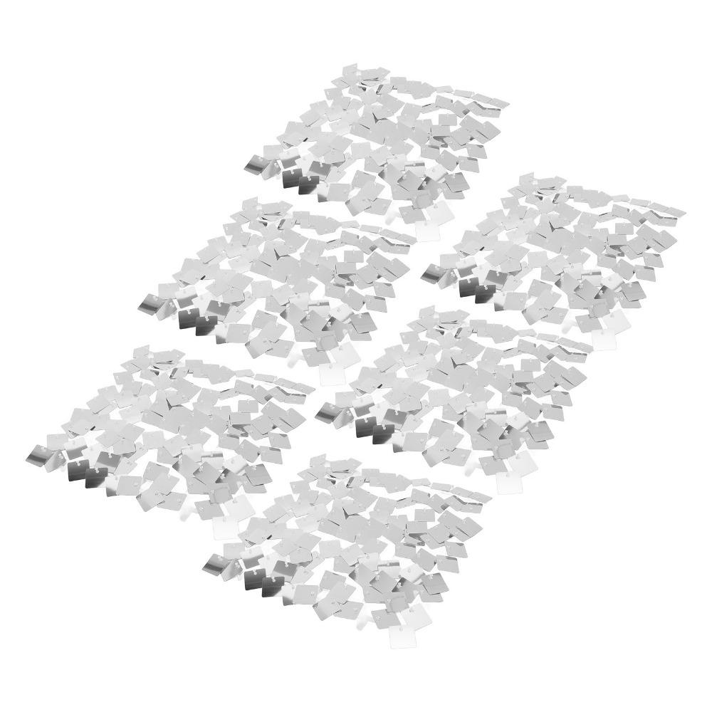 6pcs 30 x 30cm Sequin Wall Panels Square Party Backdrop Panels Glitter Wall Backdrop Home Decor