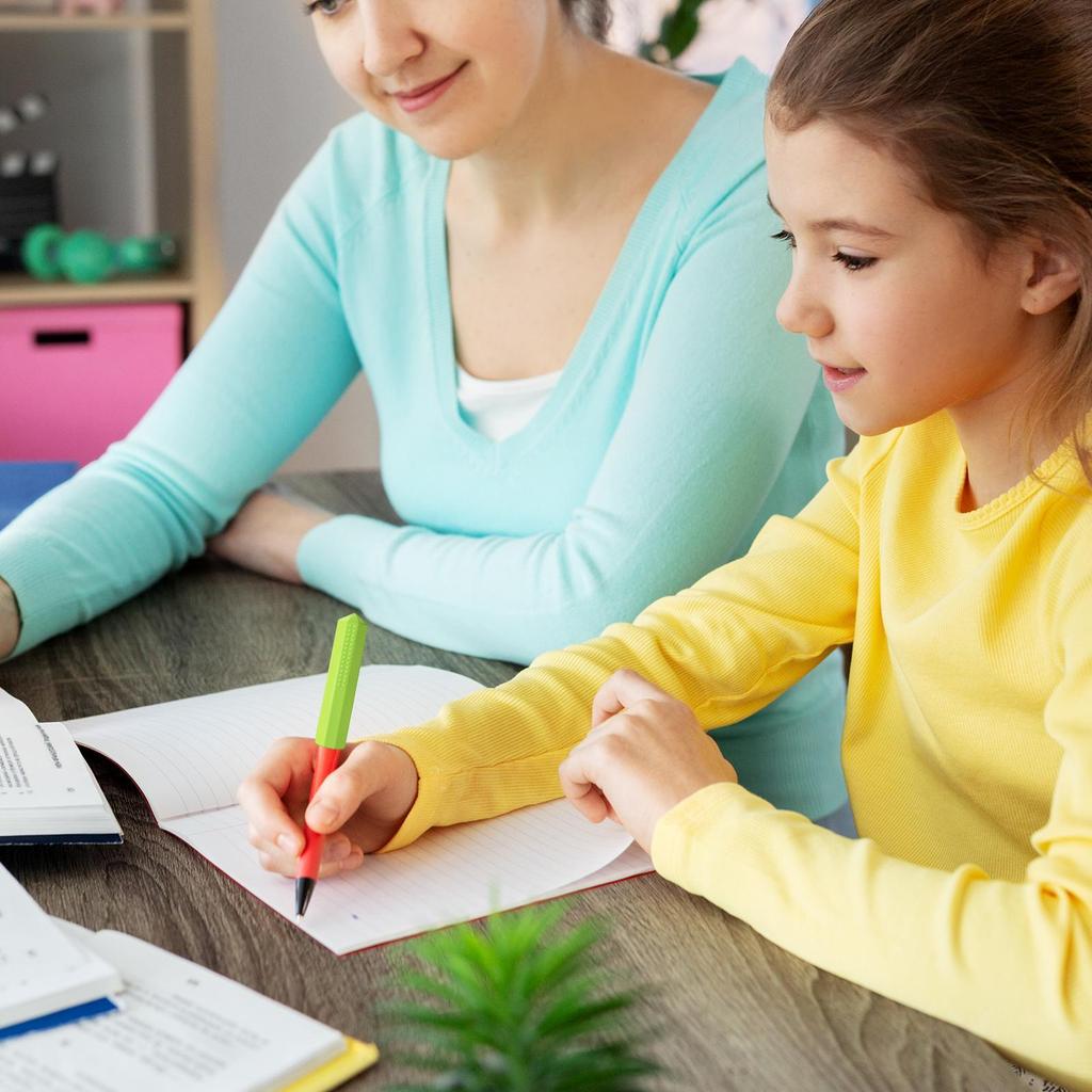 3pcs/set Silicone Chewable Pencil Topper Crystal Silicone Pencil Cover Tube Teething Sensory Pencil Chew Topper For Boys Girls