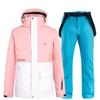 New Women's Ski Suit Winter Sports Breathable Warm Windproof Waterproof Skiing Snowboarding Jacket and Pants Men Ski Set Snowsuit