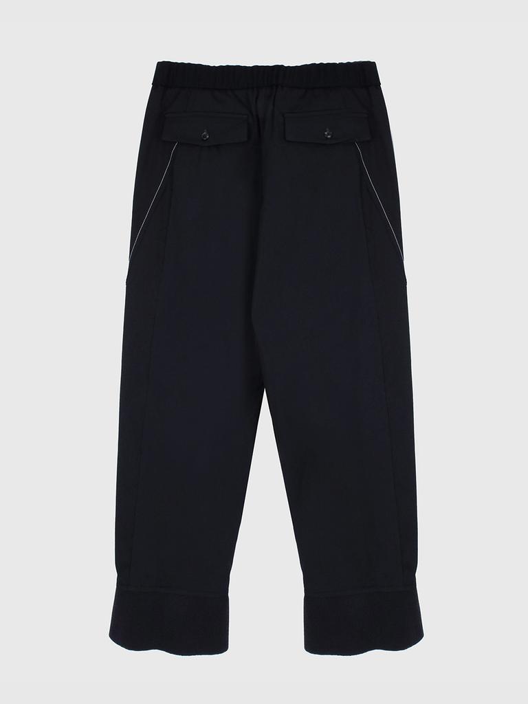 HAUS072C Wool Setup Pants Navy