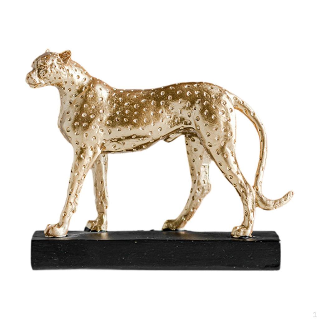 Gepard Figur Skulptur Harz Wohnkultur Miniatur Präsentieren Statue Leopard für