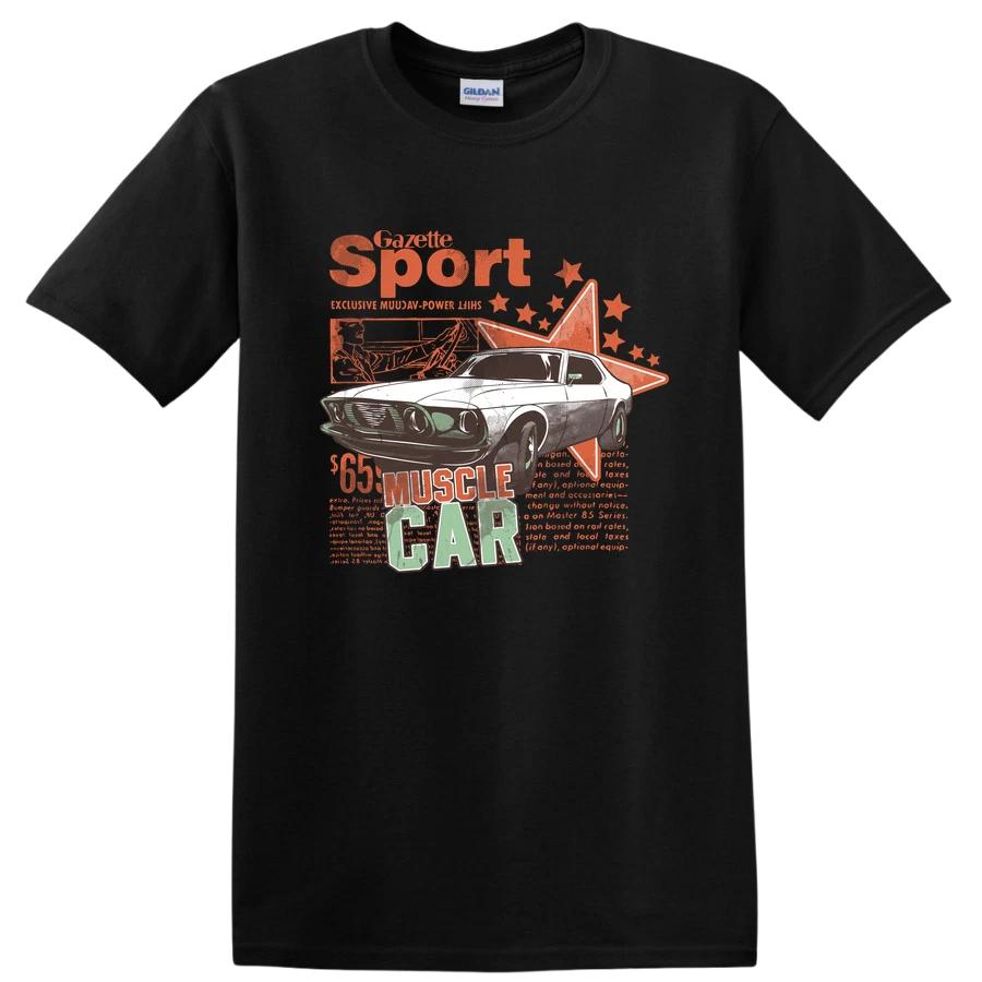 Muscle Car Retro Vintage Sport T Shirt Graphic Tee for Car Enthusiasts