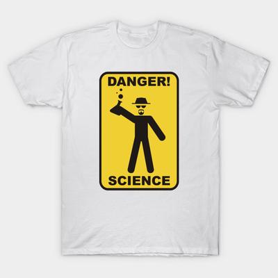 T Shirt Women Danger Science Harajuku Print Kawaii Tshirt Summer Short Sleeve Female T-Shirt Top Tee