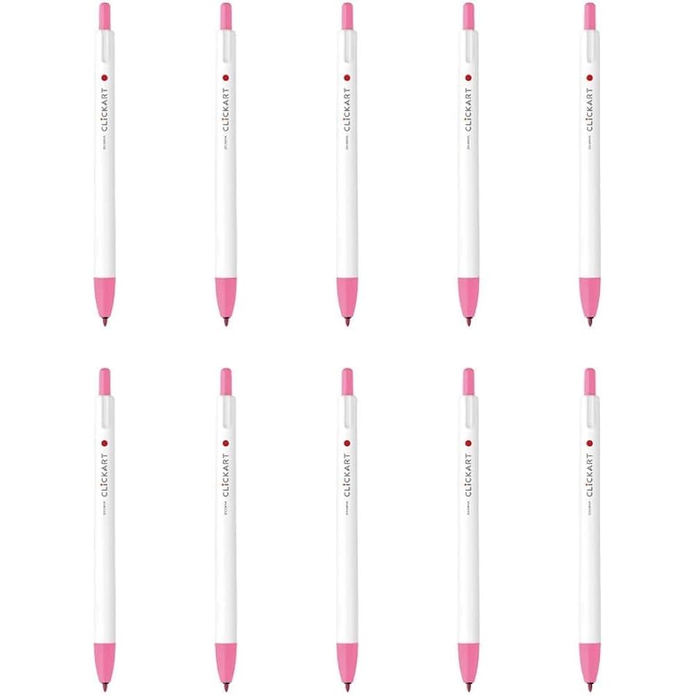 Zebra Water-based Pen Clickart 10pcs B-WYSS22-P