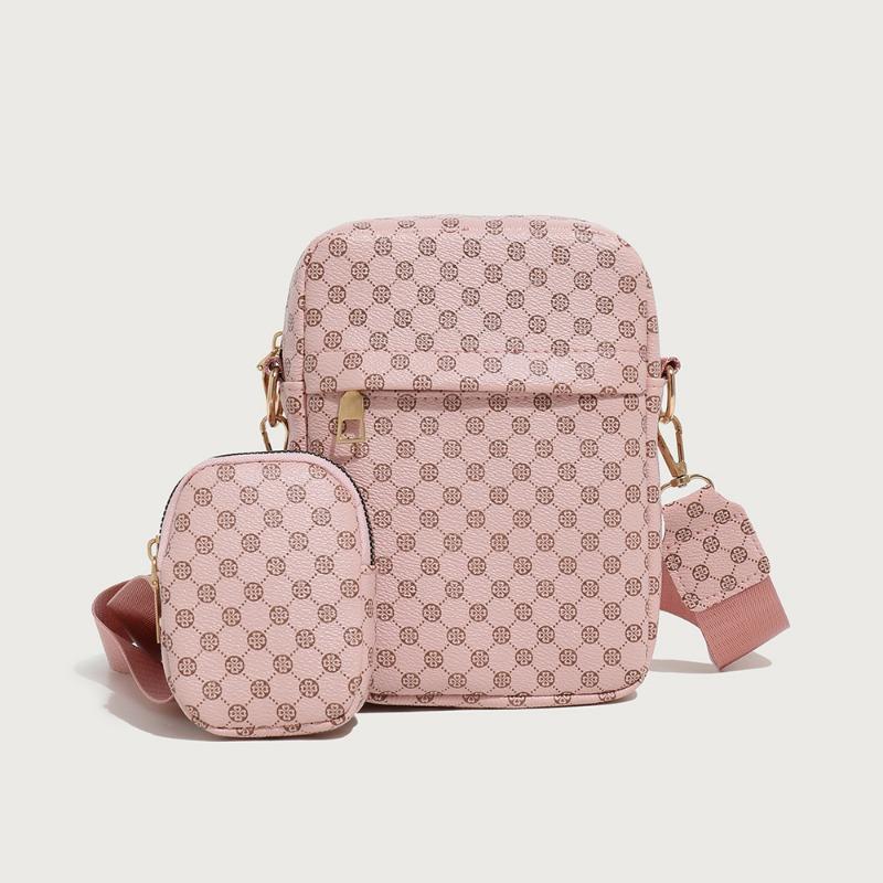 Bag Women's New Mobile Phone Bag Crossbody Simple Change Bag Fashionable Shoulder Small Bag One Piece