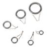 6PCS Rod Guide Rings Tip Repair Kit Stainless Steel Ceramic Various Size Fishing Accessory for DIY Rod Fishing Pole